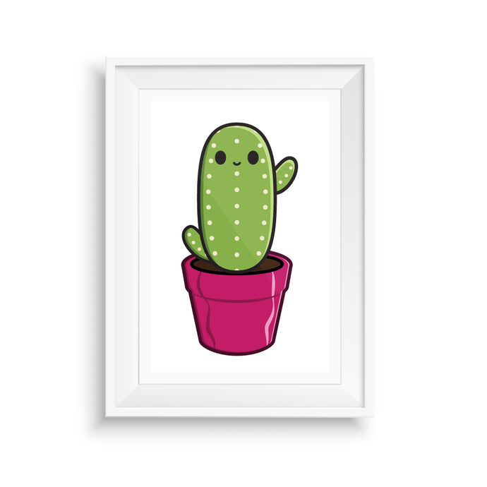 Cute Cactus Art Print