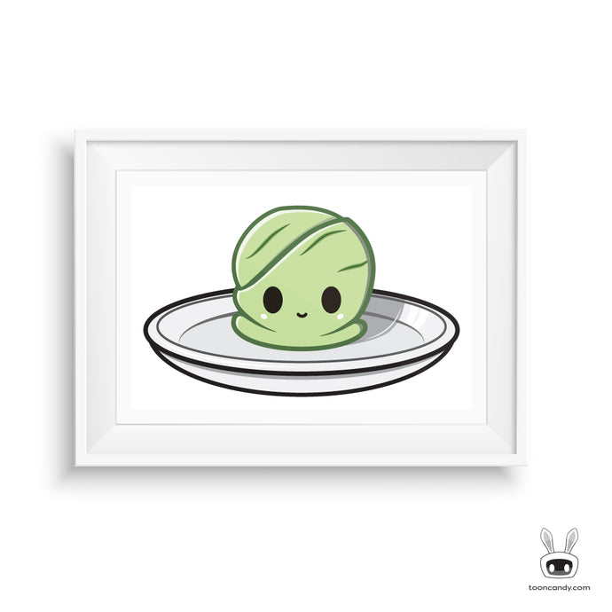 Green-Tea-Ice-Cream-Art-Print-Kawaii