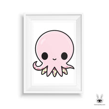 Octopus Print Underwater, Under the Sea Nursery