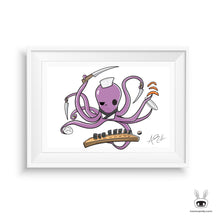 Octopus-Sushi-Chef-Sushi-Art-Print