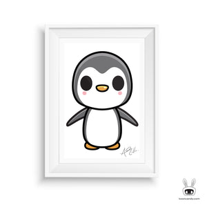 Penguin Nursery Print Decor Artwork