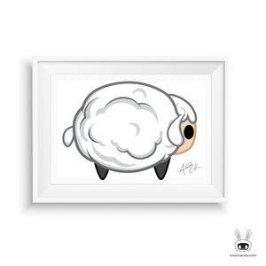Sheep Nursery Print