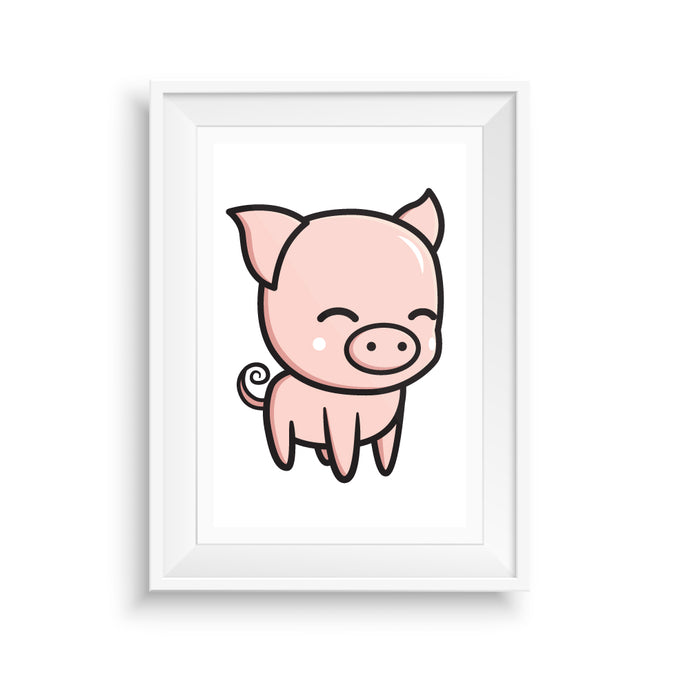 Baby Pig Art Print